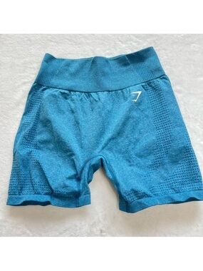 Gymshark Blue Seamless Shorts Athletic Large
